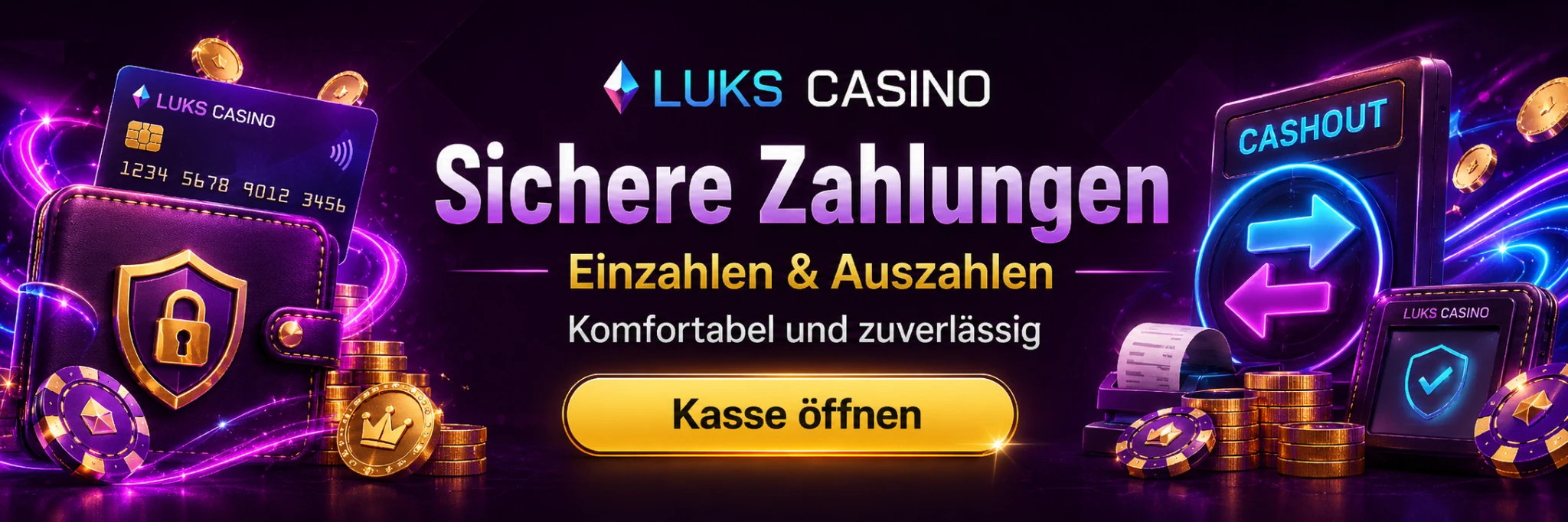 Luks Casino sichere Zahlungen